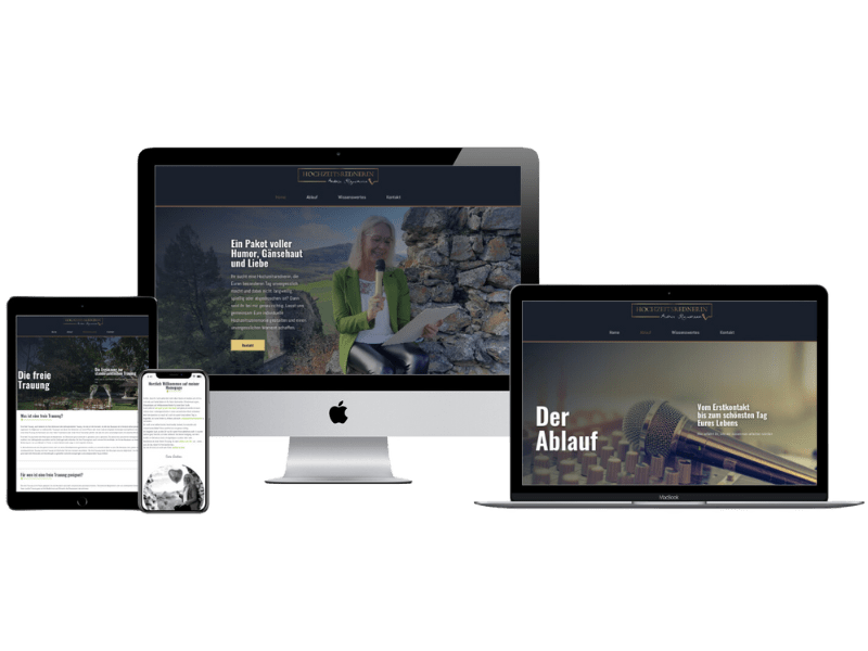 Webdesign-Hochzeitsrednerin Hegau