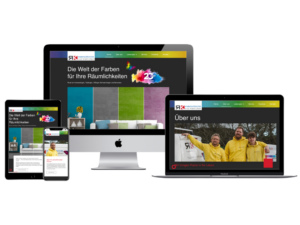 Webdesign Dcreator und WebSchuster für Malerfachbetrieb