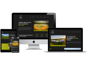 Webdesign Dcreator und WebSchuster für Zeltplatz