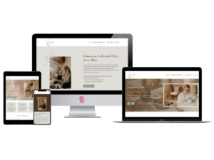 Mockup Business Starter Website Vorschau doterra