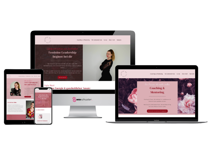 Professionelle Website Erstellung Selfleadership Mentorin